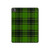S2373 タータングリーンパターン Tartan Green Pattern iPad Pro 13 (2024,2025) タブレットケース