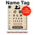 S2502 目の検査図ポスター Eye Exam Chart Decorative Decoupage Poster iPad Pro 13 (2024,2025), Air 13 2026 タブレットケース