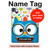 S2521 可愛いオタクフクロウ漫画 Cute Nerd Owl Cartoon iPad Pro 13 (2024,2025), Air 13 2026 タブレットケース