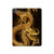 S2804 ゴールドドラゴンプリント Chinese Gold Dragon Printed iPad Pro 13 (2024,2025), Air 13 2026 タブレットケース