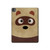 S2825 かわいいアライグマ Cute Cartoon Raccoon iPad Pro 13 (2024,2025) タブレットケース