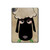 S2826 眠えない黒い羊 Cute Cartoon Unsleep Black Sheep iPad Pro 13 (2024,2025) タブレットケース