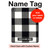 S2842 ブラックとホワイトバッファローチェック柄 Black and White Buffalo Check Pattern iPad Pro 13 (2024,2025), Air 13 2026 タブレットケース
