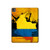 S2996 コロンビアサッカー Colombia Football Soccer Map Flag iPad Pro 13 (2024,2025), Air 13 2026 タブレットケース