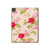 S3037 ローズコテージフローラ Pretty Rose Cottage Flora iPad Pro 13 (2024,2025) タブレットケース
