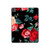 S3112 黒バラ パターン Rose Floral Pattern Black iPad Pro 13 (2024,2025), Air 13 2026 タブレットケース