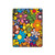 S3281 カラフルなヒッピーの花のパターン Colorful Hippie Flowers Pattern iPad Pro 13 (2024,2025) タブレットケース