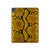 S3365 黄パイソンの皮膚 グラフィックプリント Yellow Python Skin Graphic Print iPad Pro 13 (2024,2025) タブレットケース