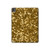 S3388 ゴールドラメグラフィックプリント Gold Glitter Graphic Print iPad Pro 13 (2024,2025) タブレットケース