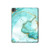 S3399 緑の大理石のグラフィックプリント Green Marble Graphic Print iPad Pro 13 (2024,2025), Air 13 2026 タブレットケース