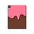 S3754 ストロベリーアイスクリームコーン Strawberry Ice Cream Cone iPad Pro 13 (2024,2025) タブレットケース