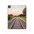 S3866 鉄道直線線路 Railway Straight Train Track iPad Pro 13 (2024) タブレットケース
