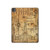 S3868 航空機の設計図の古い紙 Aircraft Blueprint Old Paper iPad Pro 13 (2024,2025) タブレットケース