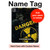S3891 核の危険 Nuclear Hazard Danger iPad Pro 13 (2024,2025), Air 13 2026 タブレットケース