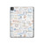 S3903 トラベルスタンプ Travel Stamps iPad Pro 13 (2024,2025), Air 13 2026 タブレットケース