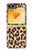 S2204 ヒョウ柄グラフィックプリント Leopard Pattern Graphic Printed Samsung Galaxy Z Flip 6, Flip 7 FE バックケース、フリップケース・カバー