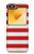 S2364 赤と白のストライプ Red and White Striped Samsung Galaxy Z Flip 6, Flip 7 FE バックケース、フリップケース・カバー