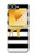 S2794 黒と白のストライプ 金の鹿 Black and White Striped Deer Gold Sparkles Samsung Galaxy Z Flip 6, Flip 7 FE バックケース、フリップケース・カバー