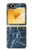 S2799 ライトブルーマーブルストーン グラフィックプリント Light Blue Marble Stone Texture Printed Samsung Galaxy Z Flip 6, Flip 7 FE バックケース、フリップケース・カバー