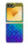 S2930 人魚のスケール Mermaid Fish Scale Samsung Galaxy Z Flip 6, Flip 7 FE バックケース、フリップケース・カバー