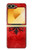 S2982 アルバニアサッカー Albania Football Soccer Red Flag Samsung Galaxy Z Flip 6, Flip 7 FE バックケース、フリップケース・カバー