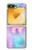 S3070 レインボーユニコーンパステル Rainbow Unicorn Pastel Sky Samsung Galaxy Z Flip 6, Flip 7 FE バックケース、フリップケース・カバー