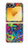 S3255 カラフルパターン Colorful Art Pattern Samsung Galaxy Z Flip 6, Flip 7 FE バックケース、フリップケース・カバー