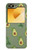 S3285 アボカドパターン Avocado Fruit Pattern Samsung Galaxy Z Flip 6 バックケース、フリップケース・カバー