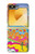 S3407 ヒッピーアート Hippie Art Samsung Galaxy Z Flip 6, Flip 7 FE バックケース、フリップケース・カバー