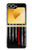 S3958 消防士の斧の旗 Firefighter Axe Flag Samsung Galaxy Z Flip 6, Flip 7 FE バックケース、フリップケース・カバー
