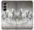 S0933 白馬 White Horses Samsung Galaxy Z Fold 6 バックケース、フリップケース・カバー