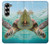 S1377 ウミガメ Ocean Sea Turtle Samsung Galaxy Z Fold 6 バックケース、フリップケース・カバー