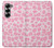 S2213 ピンクのヒョウ柄 Pink Leopard Pattern Samsung Galaxy Z Fold 6 バックケース、フリップケース・カバー