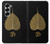 S2331 金の葉仏教 オームシンボル Gold Leaf Buddhist Om Symbol Samsung Galaxy Z Fold 6 バックケース、フリップケース・カバー