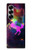 S2486 虹色ユニコーン星雲スペース Rainbow Unicorn Nebula Space Samsung Galaxy Z Fold 6 バックケース、フリップケース・カバー