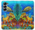 S2568 海と魚とサンゴ Sea Seabed Fish Corals Underwater Ocean Samsung Galaxy Z Fold 6 バックケース、フリップケース・カバー