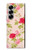 S3037 ローズコテージフローラ Pretty Rose Cottage Flora Samsung Galaxy Z Fold 6 バックケース、フリップケース・カバー
