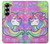S3264 パステルユニコーン Pastel Unicorn Samsung Galaxy Z Fold 6 バックケース、フリップケース・カバー