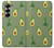 S3285 アボカドパターン Avocado Fruit Pattern Samsung Galaxy Z Fold 6 バックケース、フリップケース・カバー