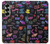 S3433 ビンテージネオングラフィック Vintage Neon Graphic Samsung Galaxy Z Fold 6 バックケース、フリップケース・カバー