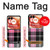 S3091 ピンクの模様のパターン Pink Plaid Pattern Motorola Razr 50 バックケース、フリップケース・カバー