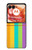 S3678 カラフルなレインボーバーティカル Colorful Rainbow Vertical Motorola Razr 50 バックケース、フリップケース・カバー
