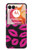 S2933 ピンクの唇のキス Pink Lips Kisses on Black Motorola Razr 50 Ultra バックケース、フリップケース・カバー
