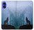 S0935 森の中の野生オオカミのハウリング Wolf Howling in Forest iPhone 16 バックケース、フリップケース・カバー
