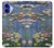S0997 クロード・モネ 睡蓮 Claude Monet Water Lilies iPhone 16 バックケース、フリップケース・カバー