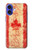 S1603 カナダの国旗ヴィンテージ Canada Flag Old Vintage iPhone 16 バックケース、フリップケース・カバー