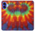 S2985 絞り染めカラー Colorful Tie Dye Texture iPhone 16 バックケース、フリップケース・カバー