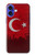 S2991 七面鳥サッカー Turkey Football Soccer Flag iPhone 16 バックケース、フリップケース・カバー