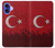 S2991 七面鳥サッカー Turkey Football Soccer Flag iPhone 16 バックケース、フリップケース・カバー