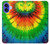 S3422 タイダイ Tie Dye iPhone 16 バックケース、フリップケース・カバー